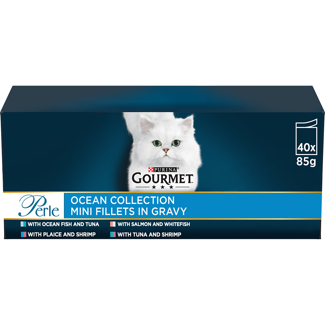 GOURMET Perle Ocean Collection Wet Cat Food Purina